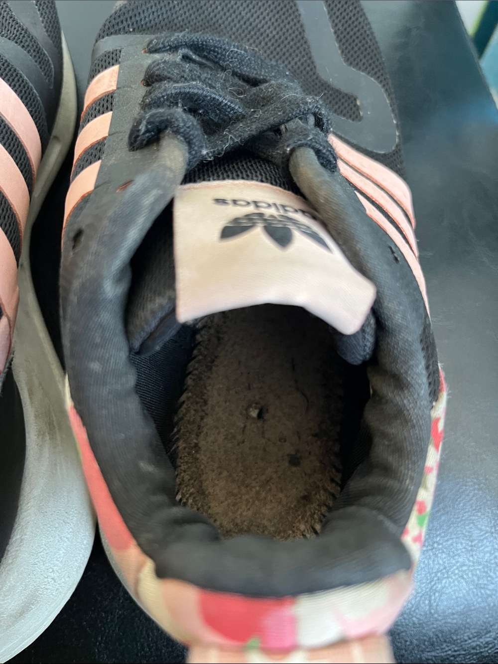 Adidas Black & Pink Running Sneakers - Picture 12 of 16